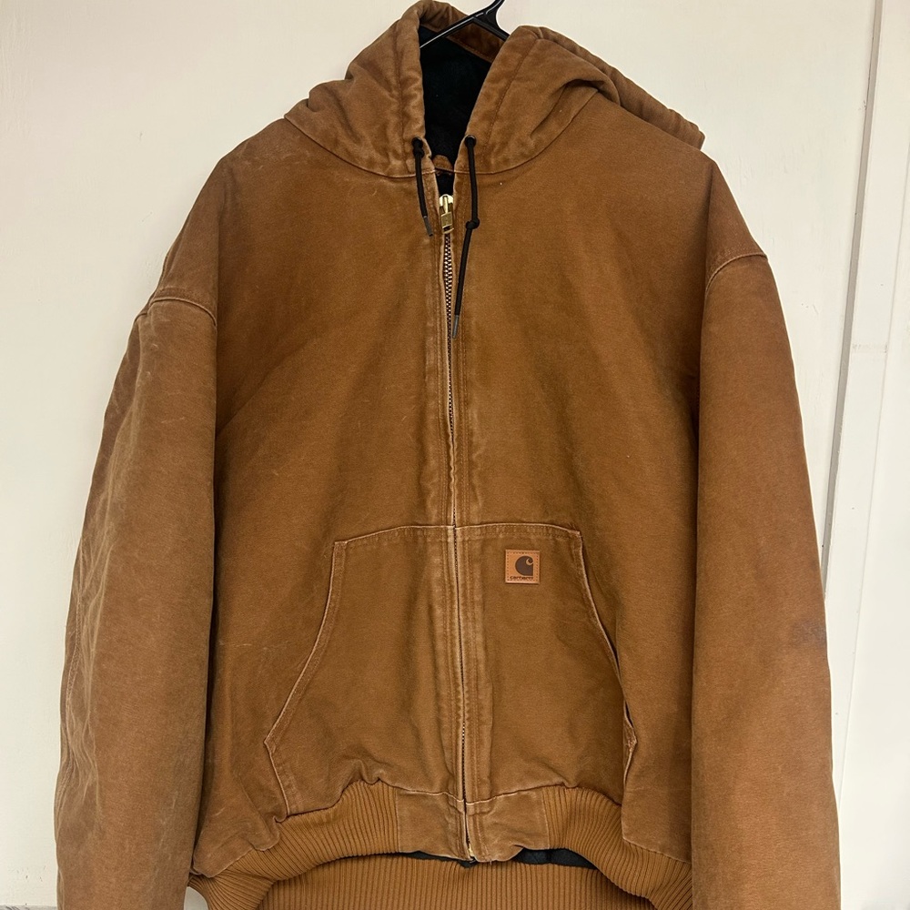 Carhartt Brown Hooded Jacket